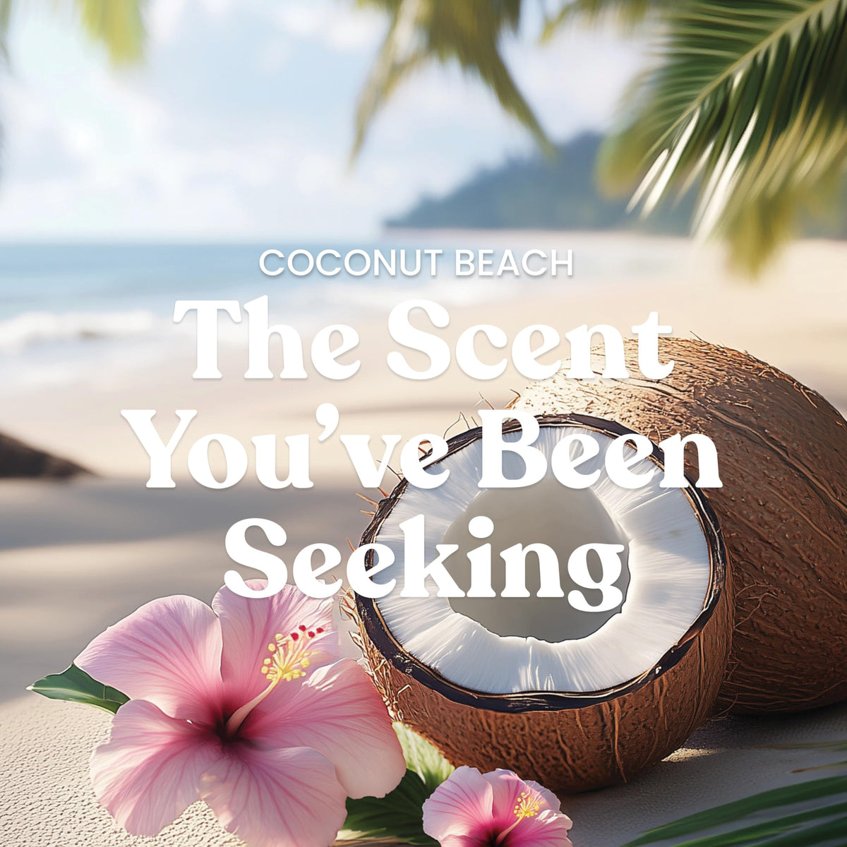 Yankee Candle Coconut Beach 3-wick candle emitting vibrant room-filling aroma