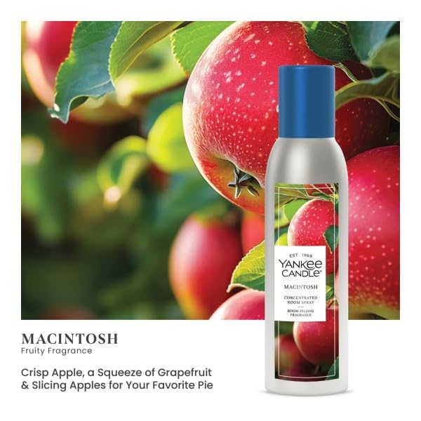 Yankee Candle 300 sprays per can highlights long-lasting use.