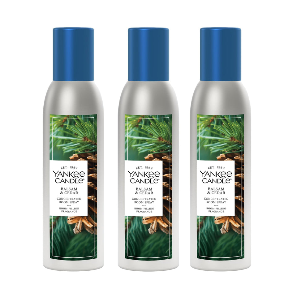 Yankee Candle concentrated room spray pack of 3 for instant home fragrance