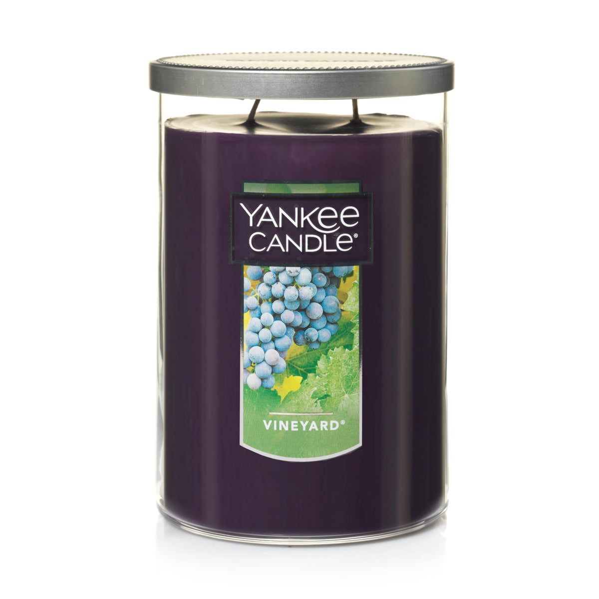 Yankee Candle label detail highlights fragrance profile and usage directions