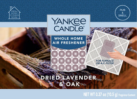 Yankee Candle lavender oak scent creates calming ambience throughout the home