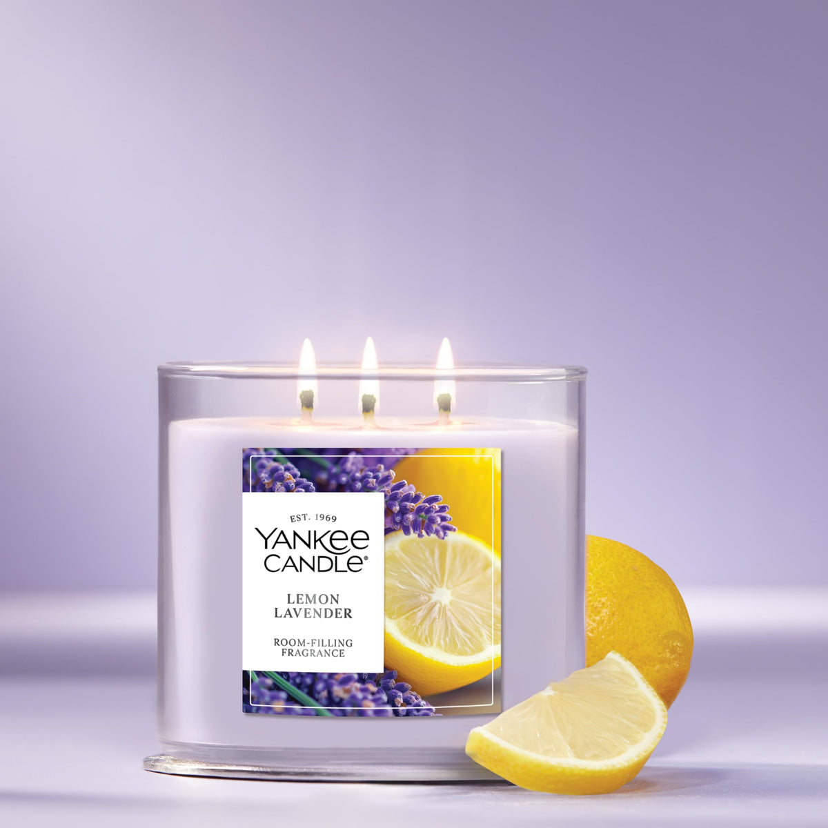 Fragrance throw from Lemon Lavender fills the room