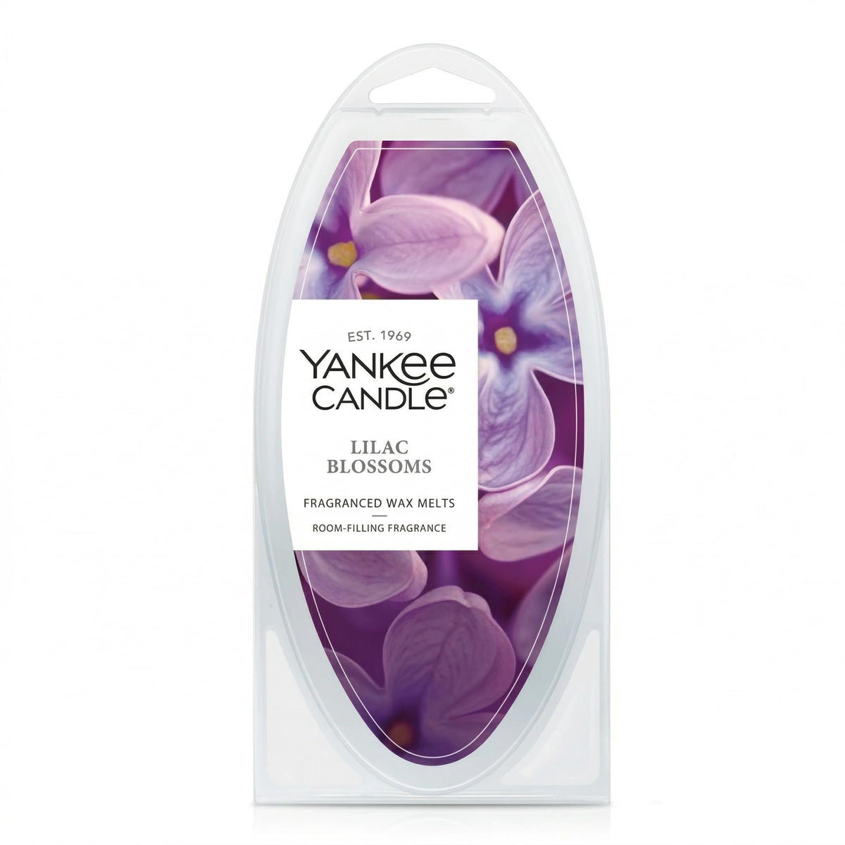 Close-up texture of Yankee Candle Lilac Blossoms wax melts for even melting.
