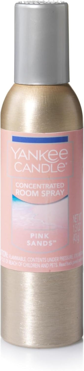 Yankee Candle Pink Sands room spray enhances ambiance