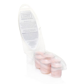 Yankee Candle Pink Sands packaging with six melts per pack.