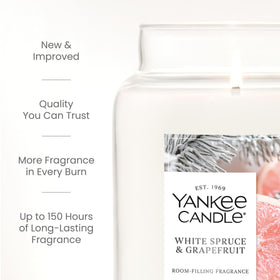 Yankee Candle plant-wax close-up highlighting cleaner burn and steady scent release.
