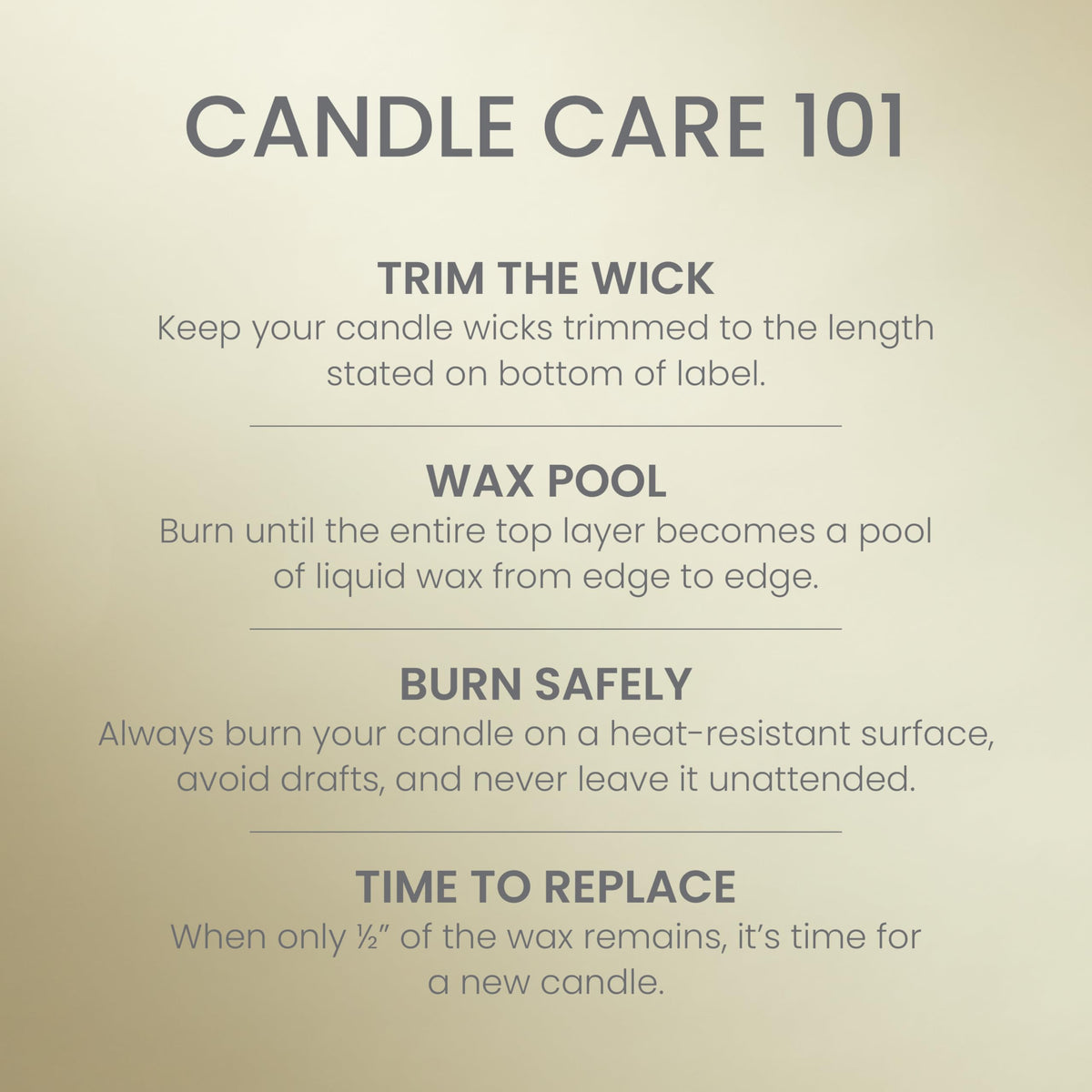 Yankee Candle Sage & Citrus label closeup emphasizes premium branding and care