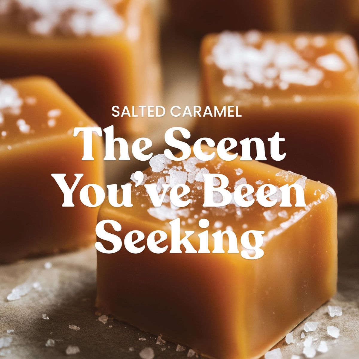 Yankee Candle Salted Caramel wax closeup showing rich texture.
