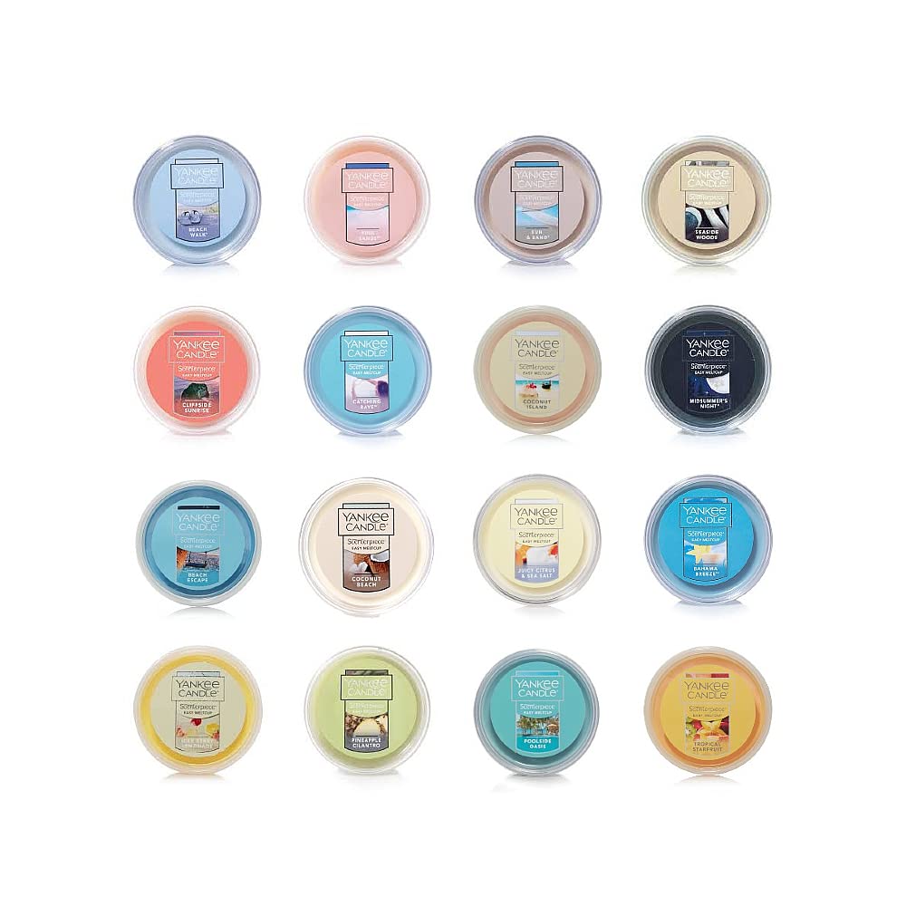 Yankee Candle Scenterpiece Easy MeltCups summer sampler melts delivering versatile room fragrance