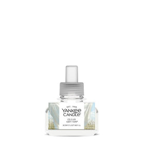 Cap removed from Yankee Candle ScentPlug refill for easy swapping.