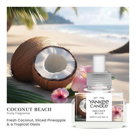 Yankee Candle ScentPlug refill with pineapple and Tahitian vanilla for versatile rooms.
