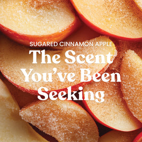 Yankee Candle Sugared Cinnamon Apple jar burn demonstrates long-lasting scent.
