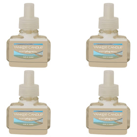 Yankee Candle Sun and Sand ScentPlug refill 4-pack for continuous coastal fragrance