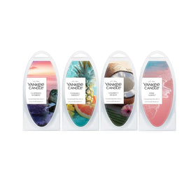 Yankee Candle wax melts Cliffside Sunrise for a bright tropical mood at home