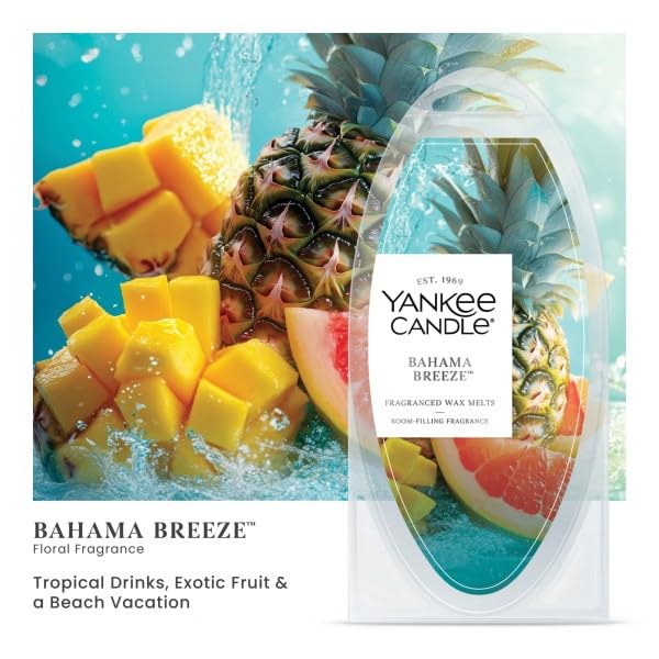 Yankee Candle wax melts Island Escape collection highlighting tropical fruit blend