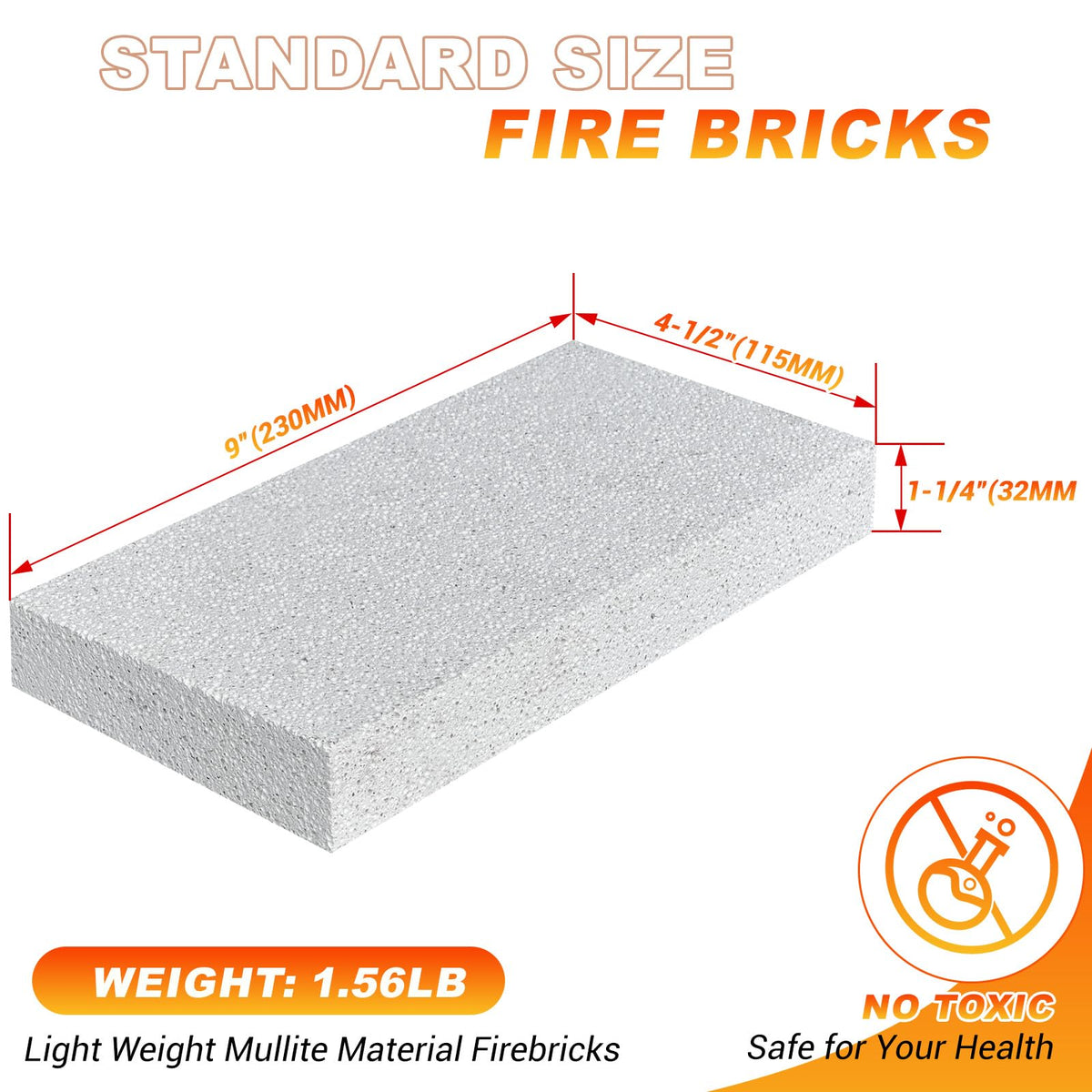 YANRUIPRO fire bricks installed in a fireplace for durable warmth.