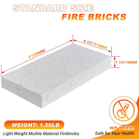 YANRUIPRO fire bricks installed in a fireplace for durable warmth.