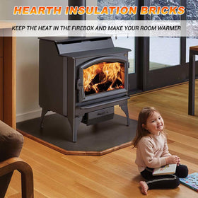 YANRUIPRO bricks stack neatly to form a sturdy hearth foundation.