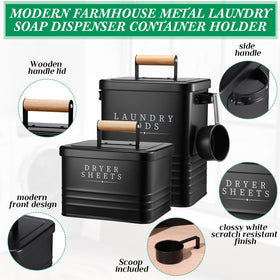Yaocom metal dryer sheet holder front view showing compact design