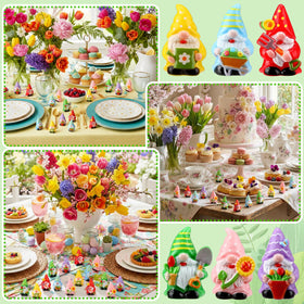 Yaomiao 60-pack gnomes packaged as a thoughtful spring gift.