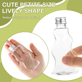 Yaomiao mini bottles with aluminum lids for secure keepsakes and crafts.