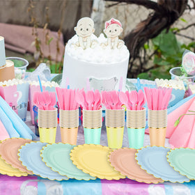 Yaomiao plastic cutlery set for quick cleanup after party