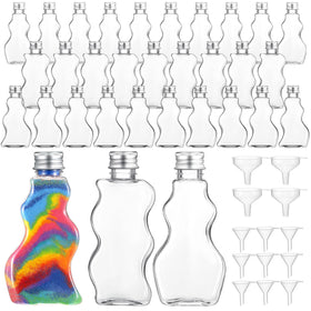 Yaomiao sand art bottles in three styles for kids' DIY projects.