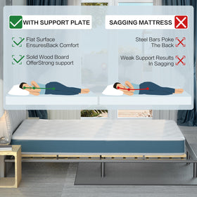 Yarfyk bed slats support kit helps reduce sag and extend mattress life.