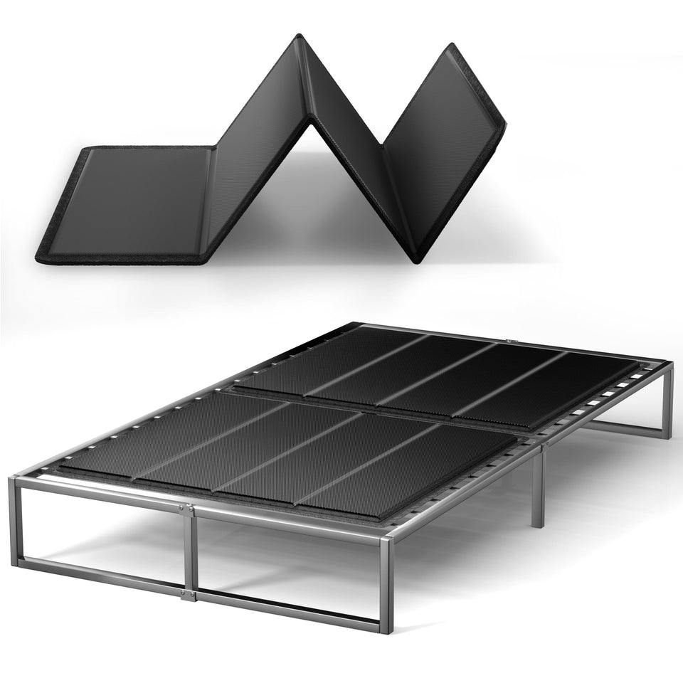 Yarfyk bunkie board folding-spring-box provides sturdy top-layer support for sofa beds