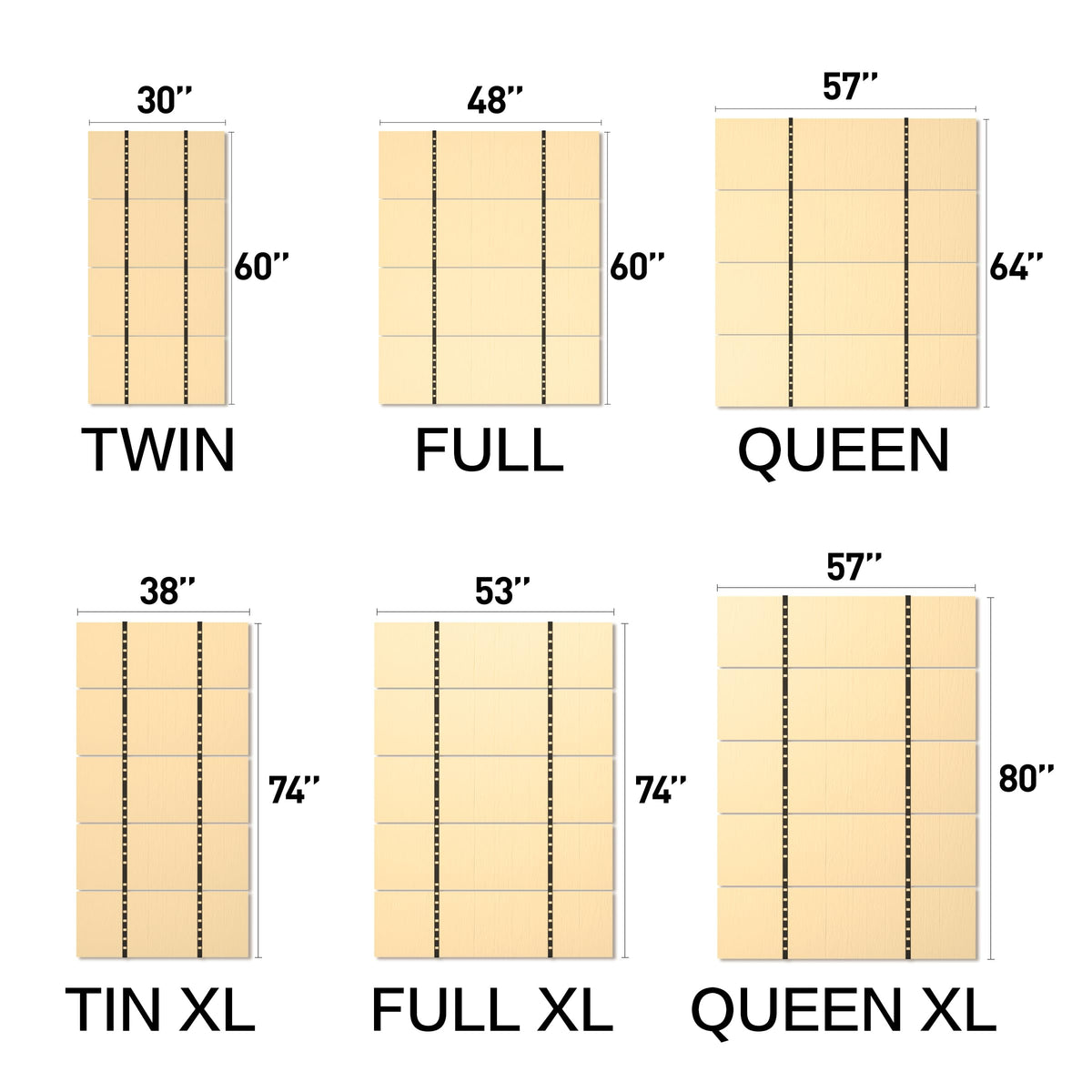 Yarfyk bunkie board under mattress support maintains firmness for mid sized beds.