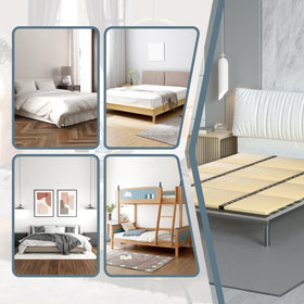 Yarfyk twin size board supports under bed frames for reliable middle-gap comfort.