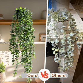 Yarmare textured leaves add lifelike greenery and depth.