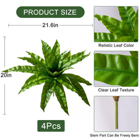 Yarmare artificial plant branch showcases dense foliage for timeless exterior decor.