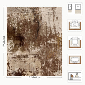 Yarooge 8x10 rug ideal for bedrooms and nurseries, adding comfort.