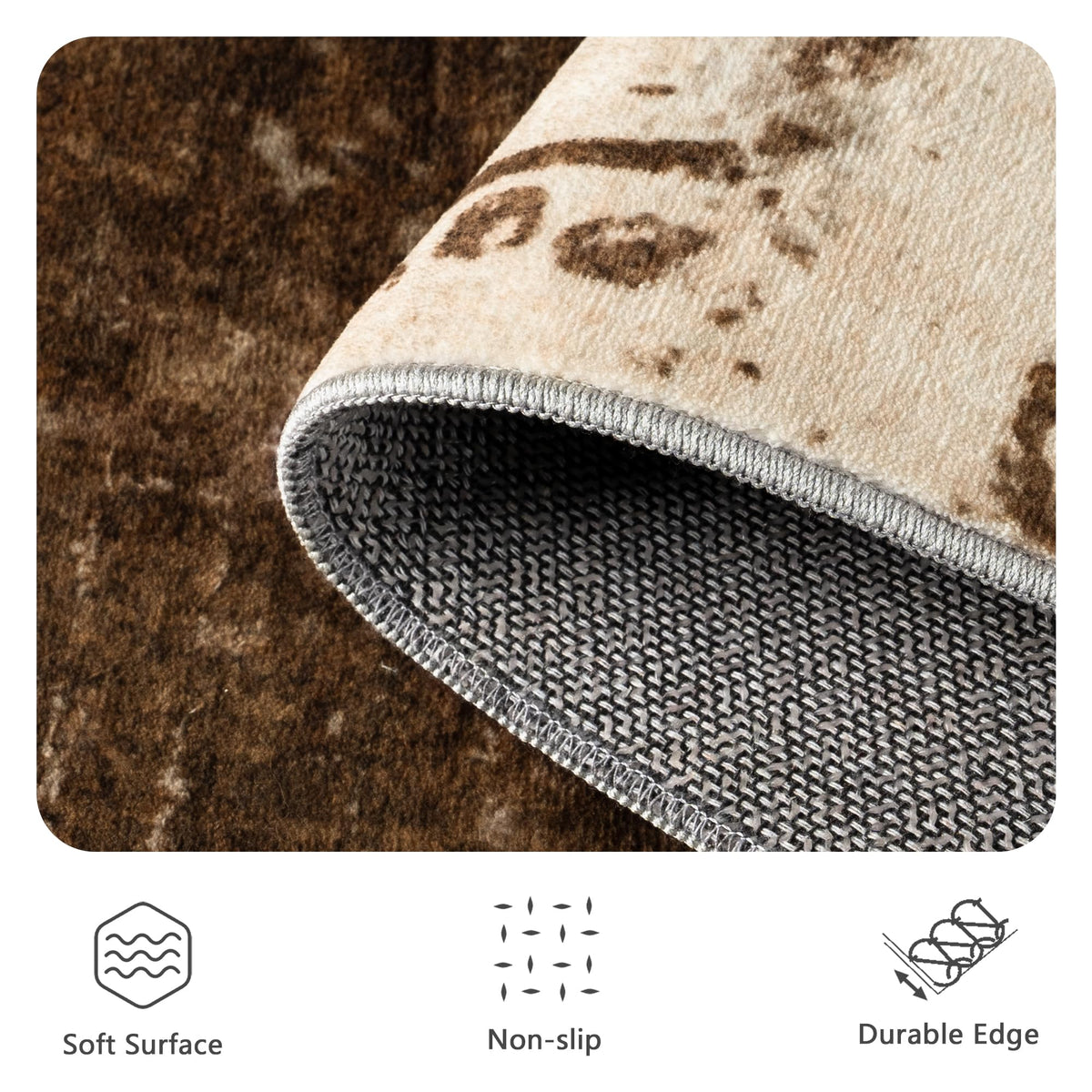 Yarooge rug suits dining rooms and kitchens with versatile style.