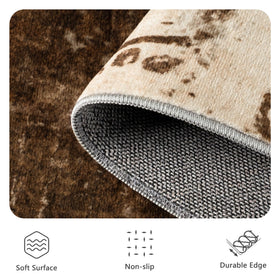 Yarooge rug suits dining rooms and kitchens with versatile style.