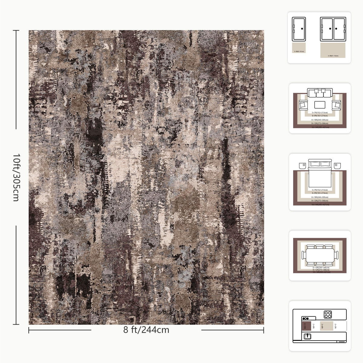 Yarooge dining room arrangement shows versatile color tones for various decors