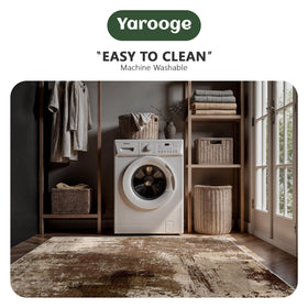 Yarooge machine-washable rug simplifies maintenance and refreshes spaces.
