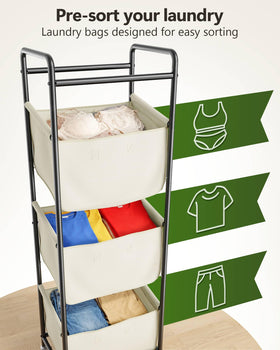 Yasali 3-tier detachable-liners highlight easy removal and washing convenience