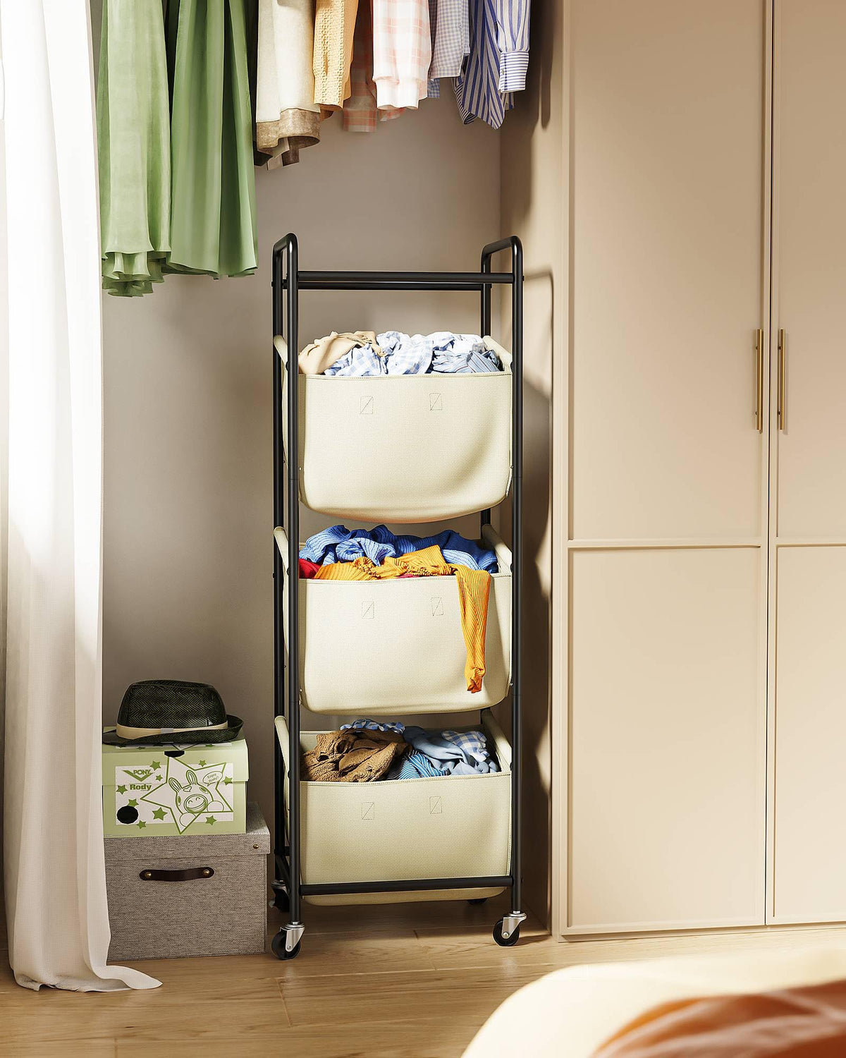 Yasali side-pocket storage keeps daily essentials within reach