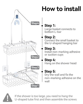 YASONIC two-tier rack promotes quick drainage and minimizes water pooling.