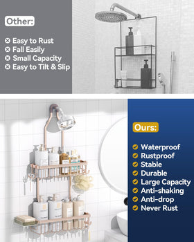 YASONIC modern bathroom storage shelf elevates space and style.