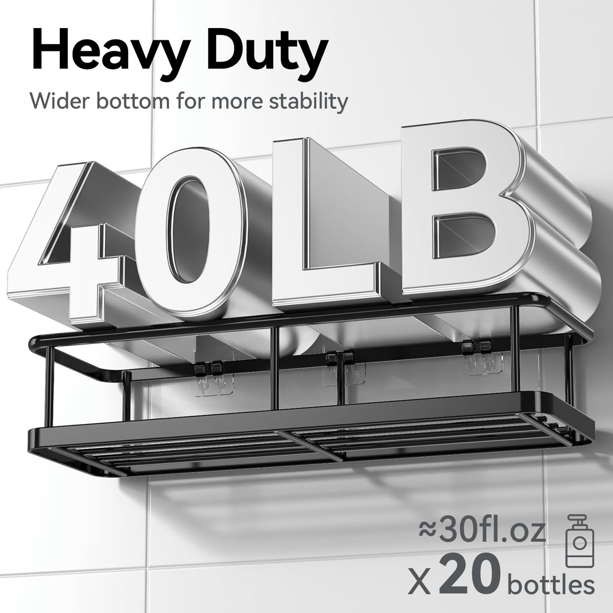 YASONIC adhesive pads and tape provide strong, tool-free installation
