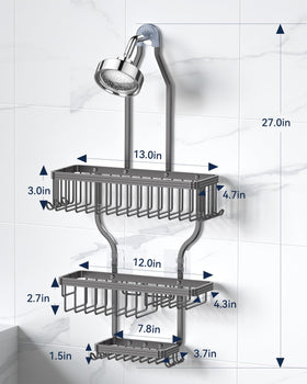 Open bottom design aids fast drainage and reduces lingering moisture