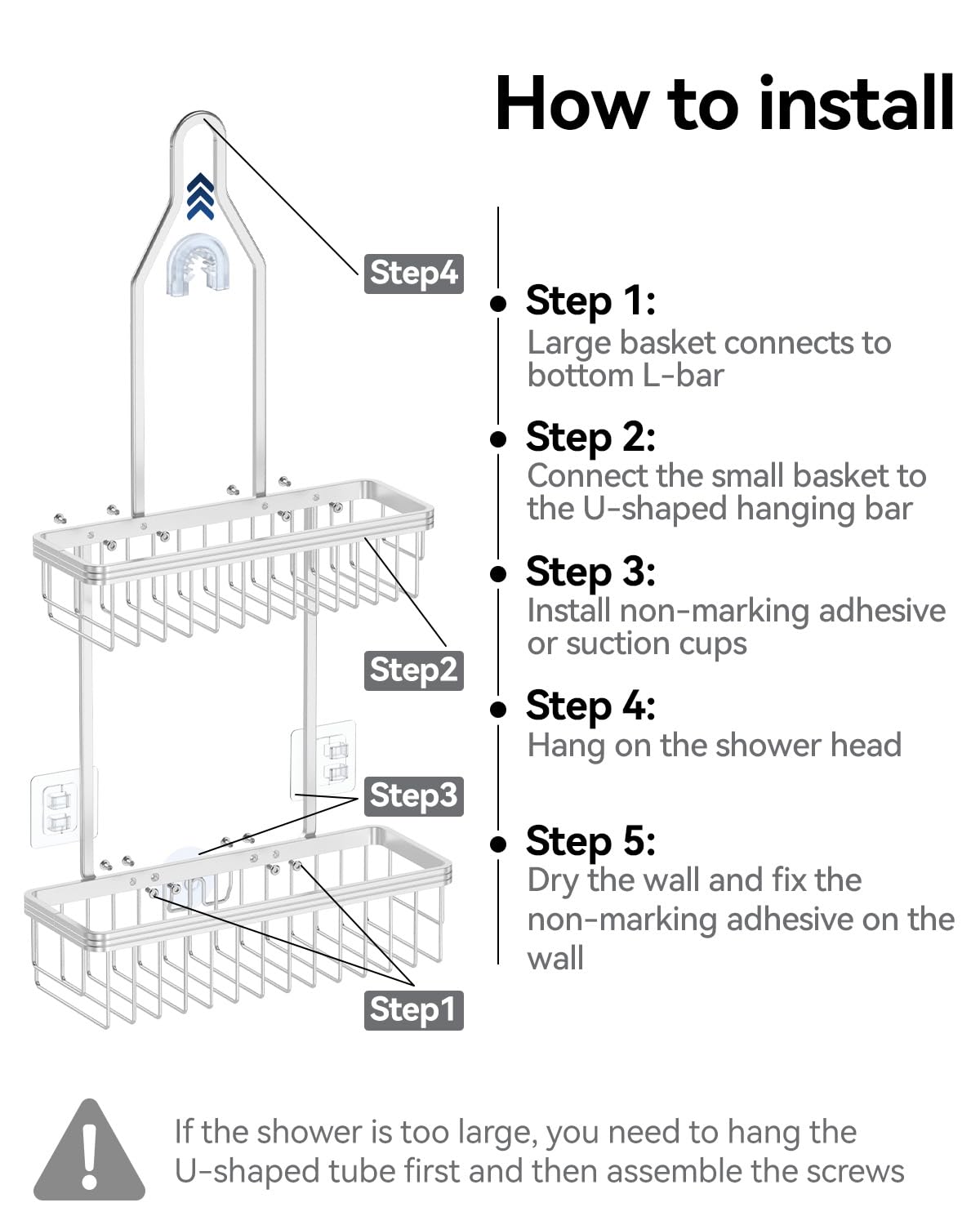 YASONIC no-drill installation ideal for renters.