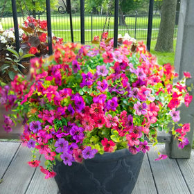 Yastouay 12 Bundles outdoor flowers UV resistant for year-round color.
