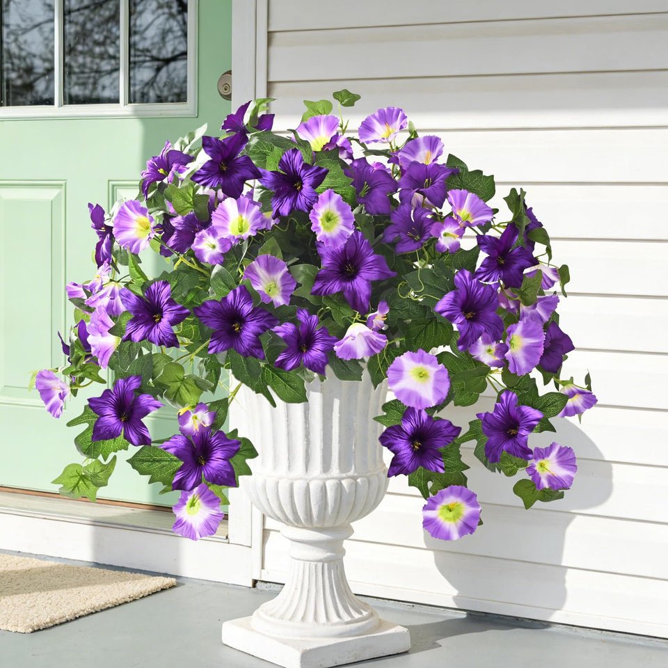 Yastouay outdoor petunias in purple-magenta for lasting garden color