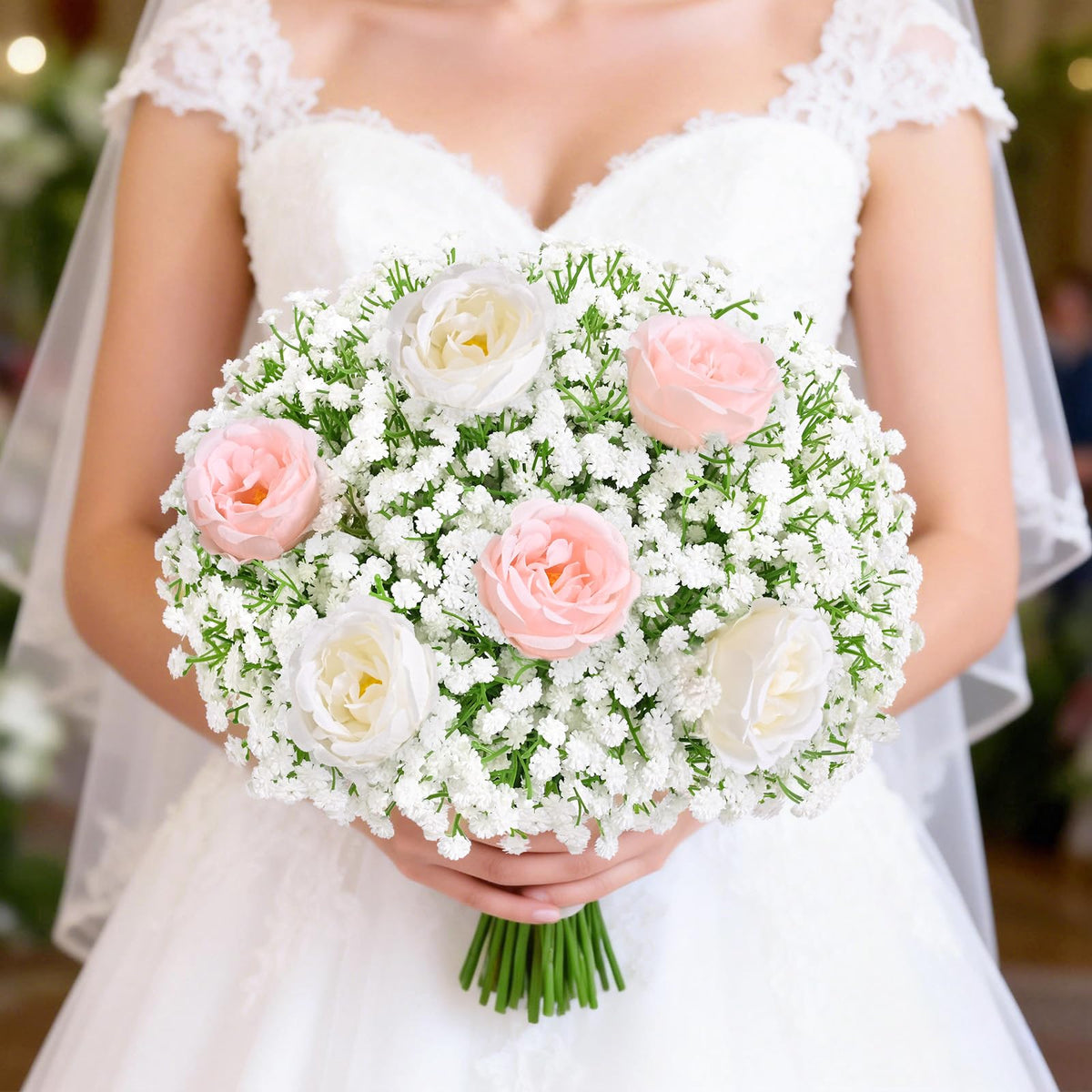 Yastouay Baby's Breath outdoor decor charm.