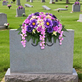 Yastouay easy-to-assemble cemetery flowers setup guide for quick grave decoration.