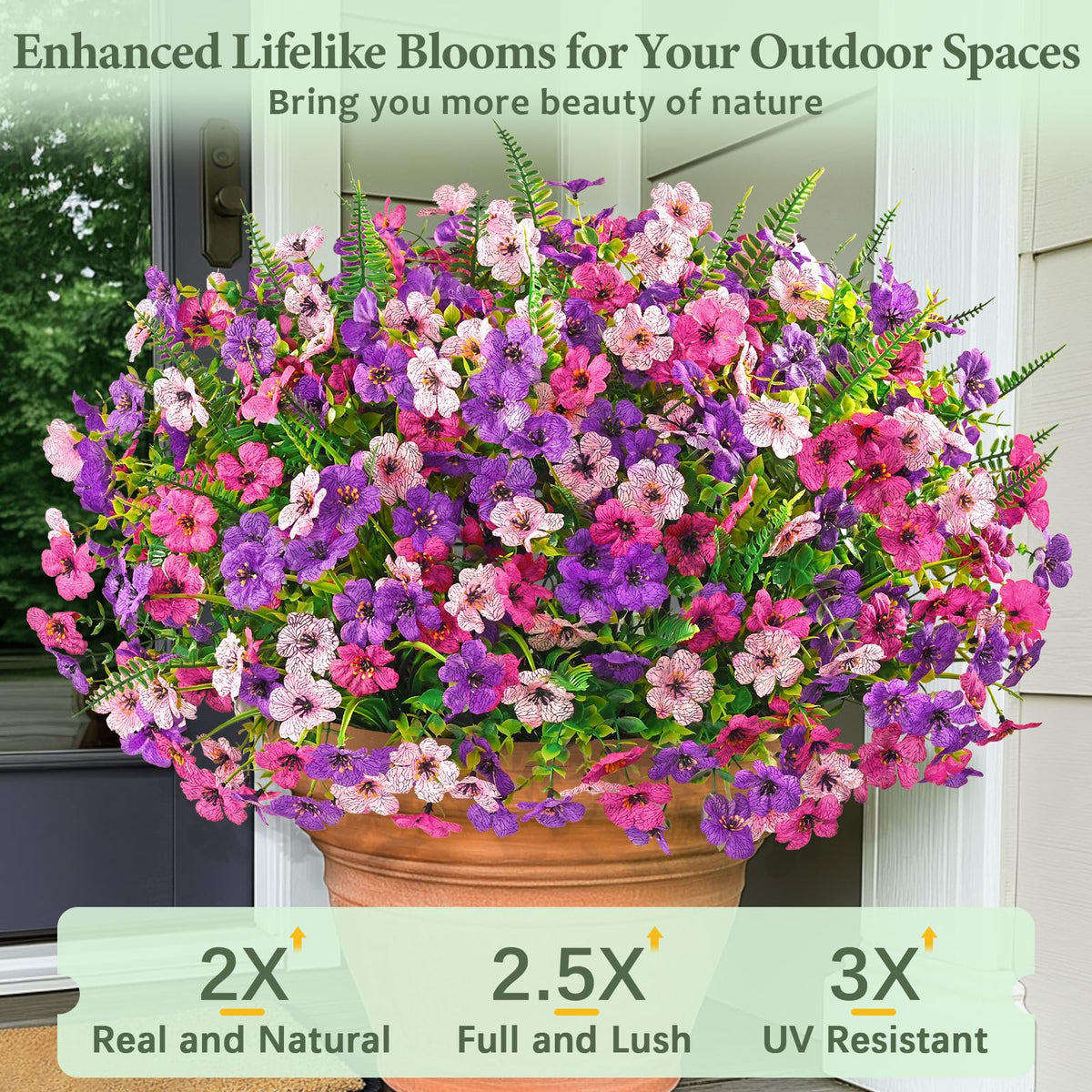 Yastouay fuchsia-pink bundle adds bright color for balcony displays